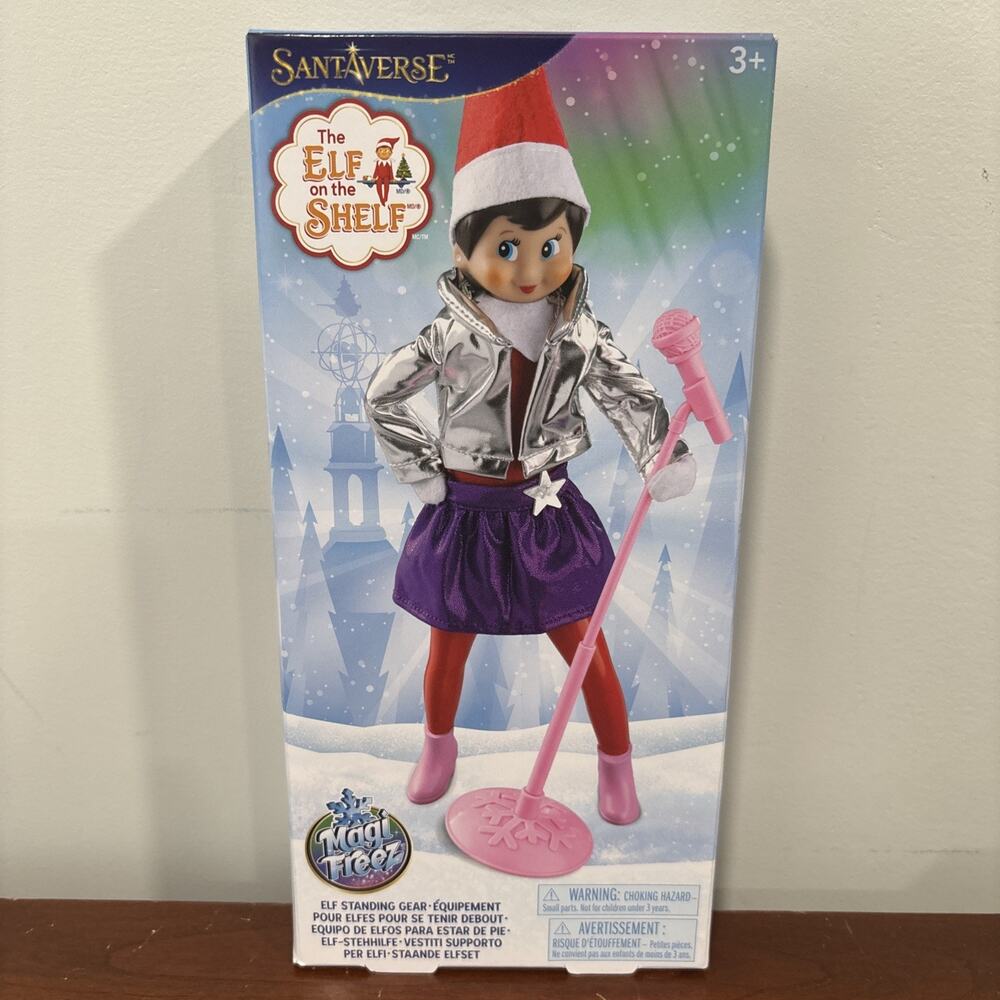 The Elf on the Shelf - MagiFreez: Pop Star Set (Scout Elf Not Included) Stand - Picture 1 of 6